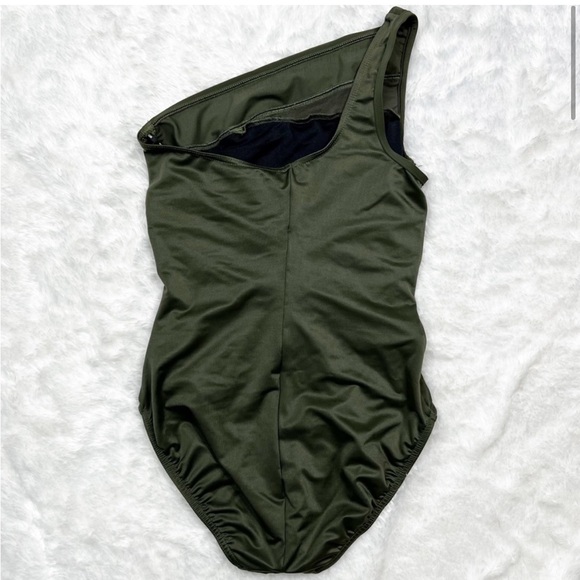 Like New miraclesuit Jena one shoulder bathing suit - Picture 3 of 7